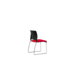 VENU SLED CHAIR – UPHOLSTERED SEAT & PP BACK