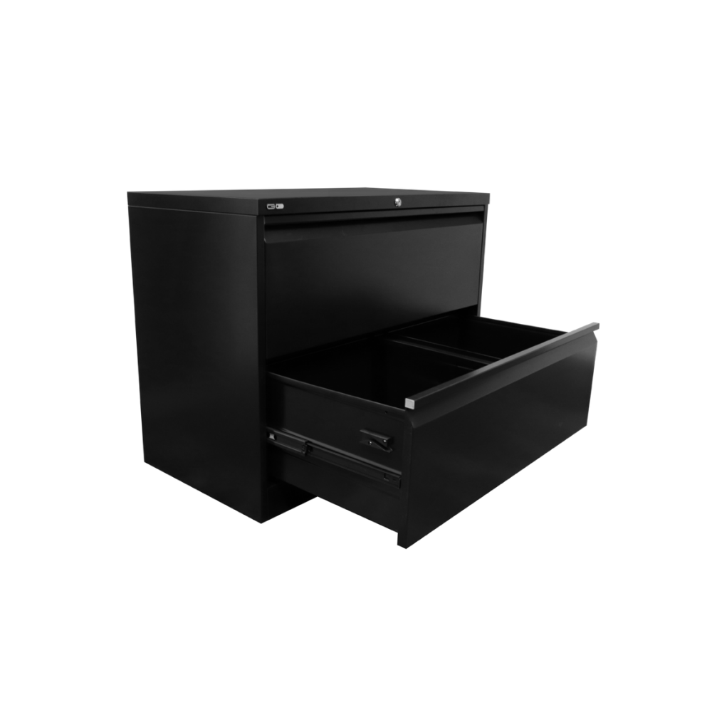 GO STEEL LATERAL FILING CABINET - 2 DRAWER