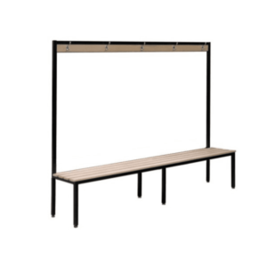 UTILITY BENCH – SINGLE SIDED – WITH COAT RACK