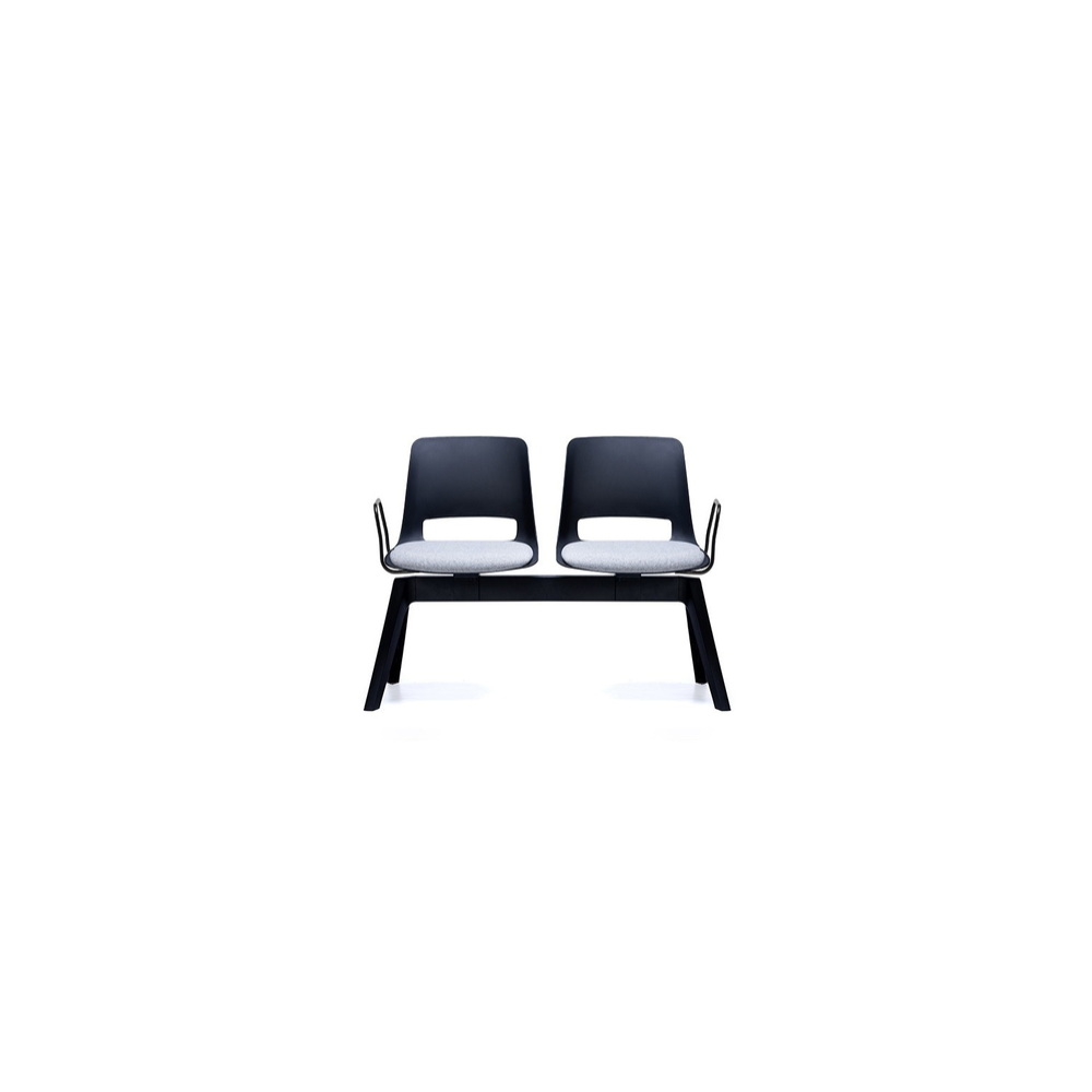 UNICA 2 SEAT BEAM ‘ALTA’ LEG – WITH SEAT PAD