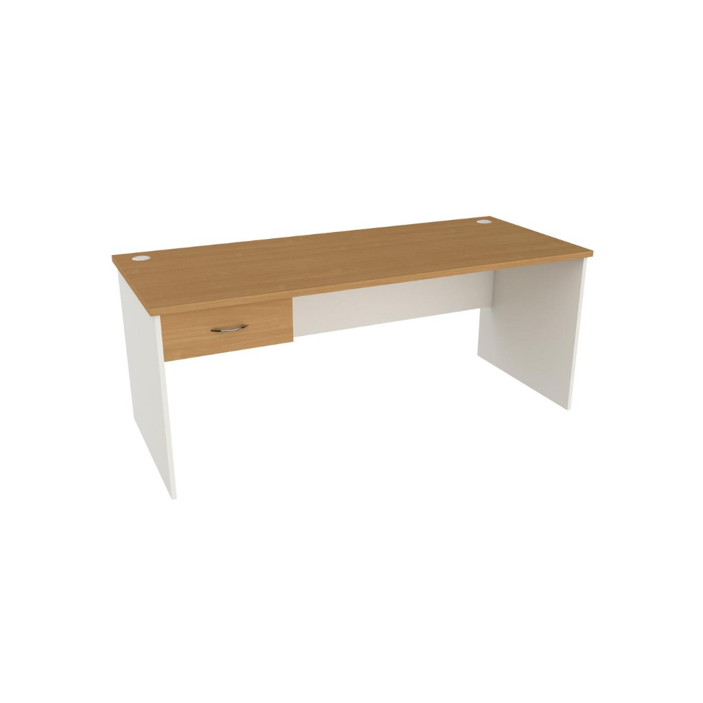 MOMENTUM OFFICE DESK WITH FIXED DRAWERS 1P