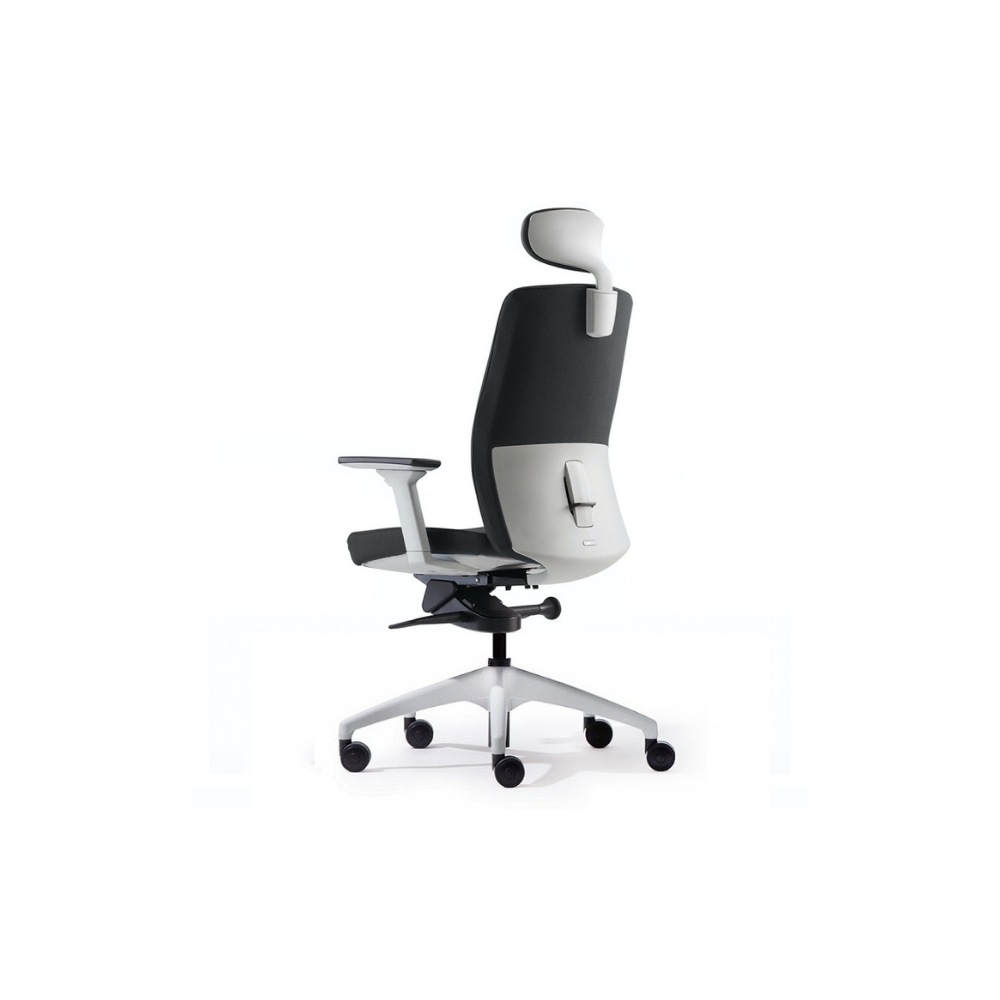 Aveya Upholstered Task Chair White Office Chair Perth