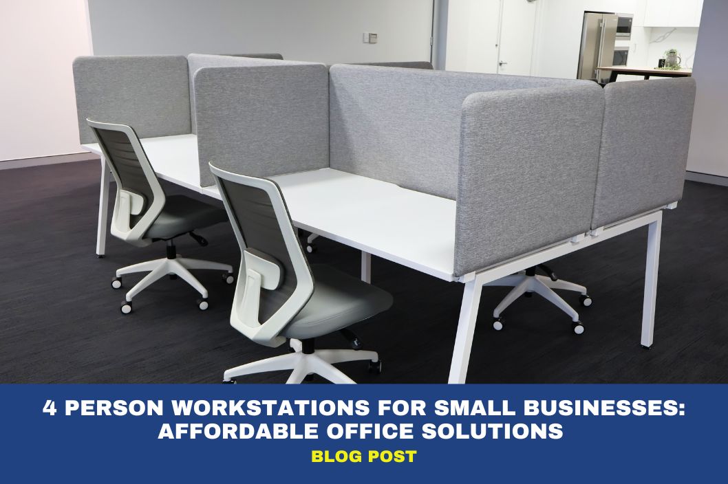 4 Person Workstations for Small Businesses: Affordable Office Solutions 